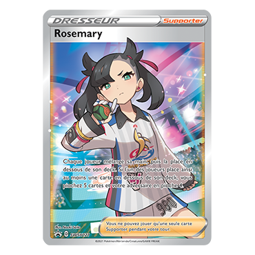 Rosemary SWSH121 : Carte Supporter de Pokémon Promo SWSH (Épée et Bouclier)