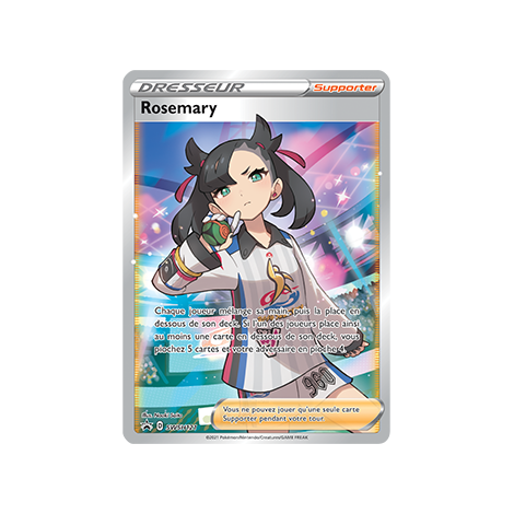 Rosemary SWSH121 : Carte Supporter de Pokémon Promo SWSH (Épée et Bouclier)