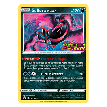 Carte Sulfura de Galar - de Pokémon SWSH125