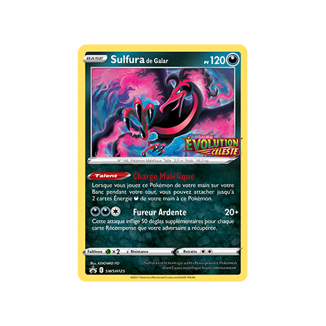 Carte Sulfura de Galar - de Pokémon SWSH125