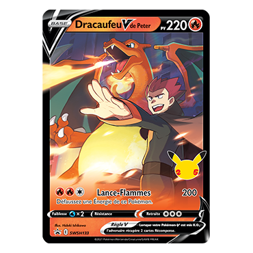 Carte Dracaufeu de Peter - de Pokémon SWSH133
