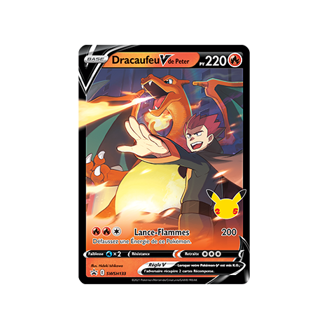 Carte Dracaufeu de Peter - de Pokémon SWSH133