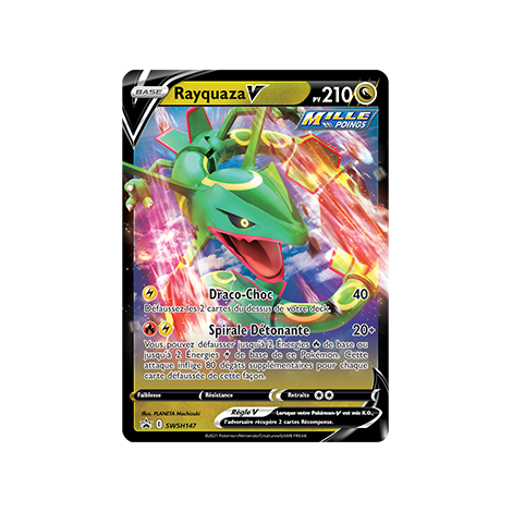 Rayquaza SWSH147 : - de Pokémon Promo SWSH (Épée et Bouclier)