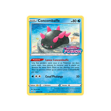 Concombaffe SWSH169 : - de Pokémon Promo SWSH (Épée et Bouclier)