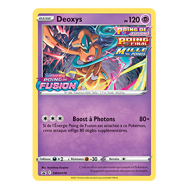 Deoxys SWSH170 : - de Pokémon Promo SWSH (Épée et Bouclier)