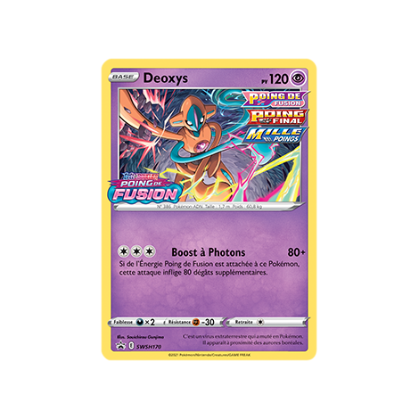 Deoxys SWSH170 : - de Pokémon Promo SWSH (Épée et Bouclier)