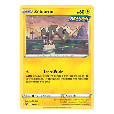 Carte Zébibron - de Pokémon SWSH173