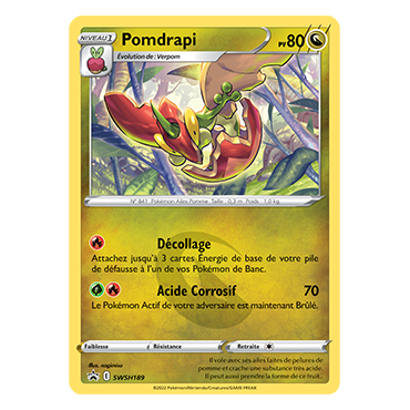 Carte Pomdrapi - de Pokémon SWSH189