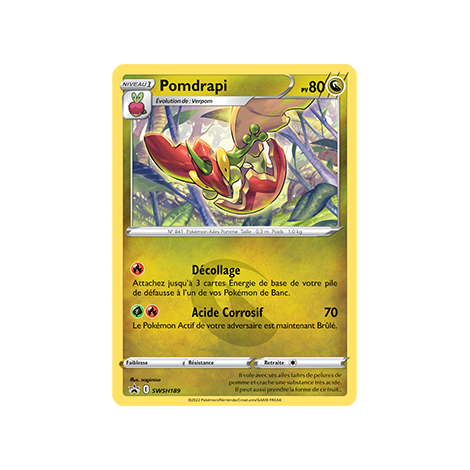 Carte Pomdrapi - de Pokémon SWSH189