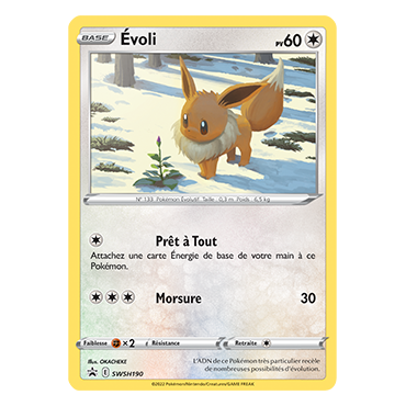 Carte Évoli - de Pokémon SWSH190