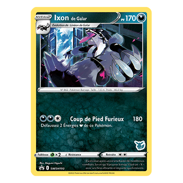 Ixon de Galar SWSH193 : - de Pokémon Promo SWSH (Épée et Bouclier)