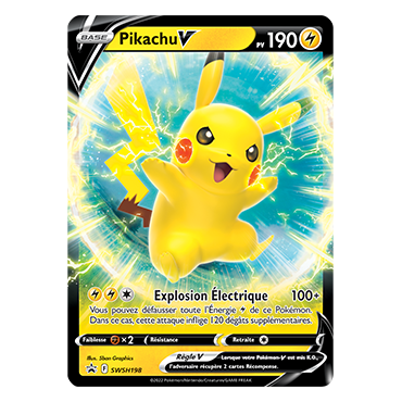 Pikachu, carte - de Promo SWSH (Épée et Bouclier)