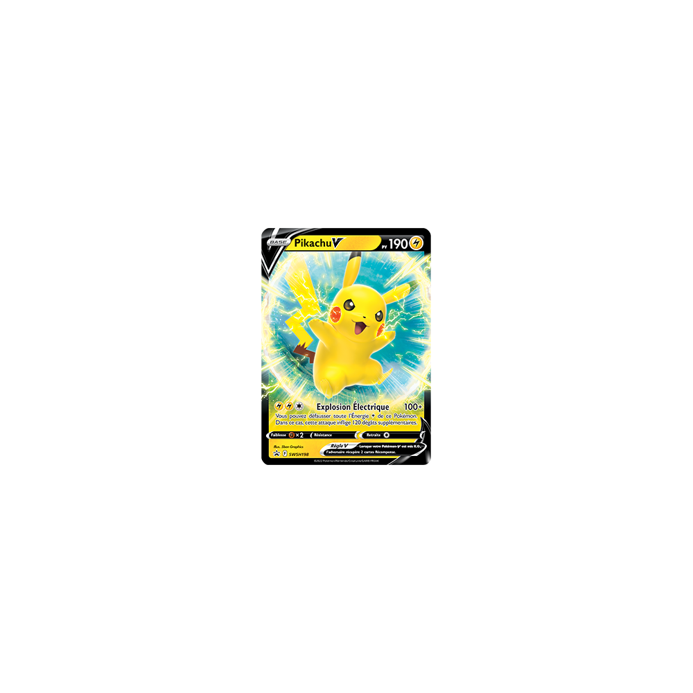 Pikachu, carte - de Promo SWSH (Épée et Bouclier)