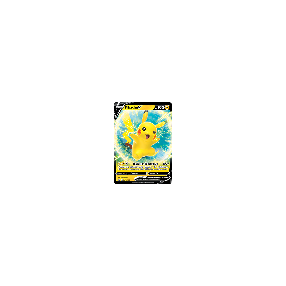 Pikachu, carte - de Promo SWSH (Épée et Bouclier)