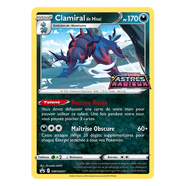 Clamiral de Hisui, carte - de Promo SWSH (Épée et Bouclier)