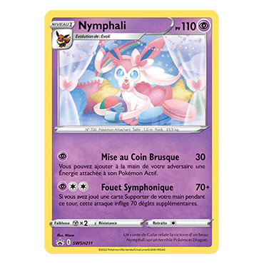 Nymphali SWSH211 : - de Pokémon Promo SWSH (Épée et Bouclier)