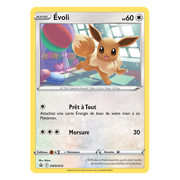 Évoli, carte - de Promo SWSH (Épée et Bouclier)