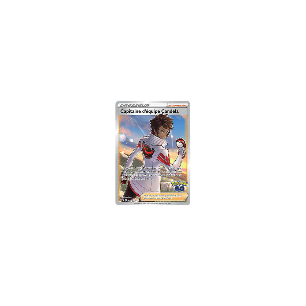 Capitaine d'équipe Candela SWSH228 : Carte Supporter de Pokémon Promo SWSH (Épée et Bouclier)