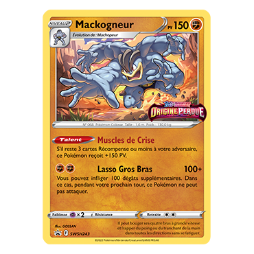 Carte Mackogneur - de Pokémon SWSH243