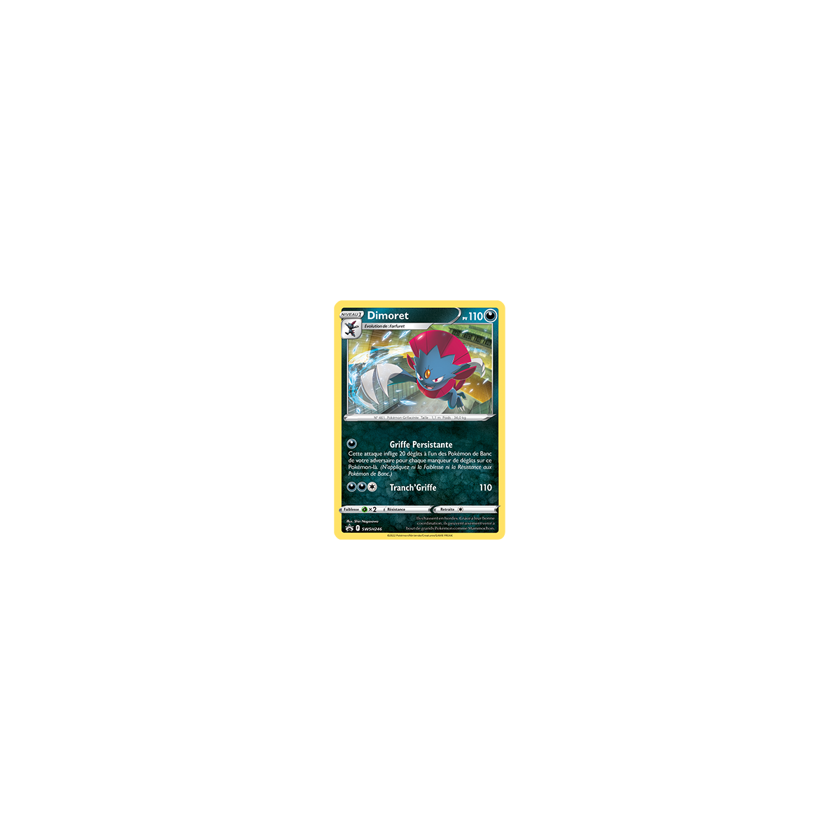 Carte Dimoret - de Pokémon SWSH246