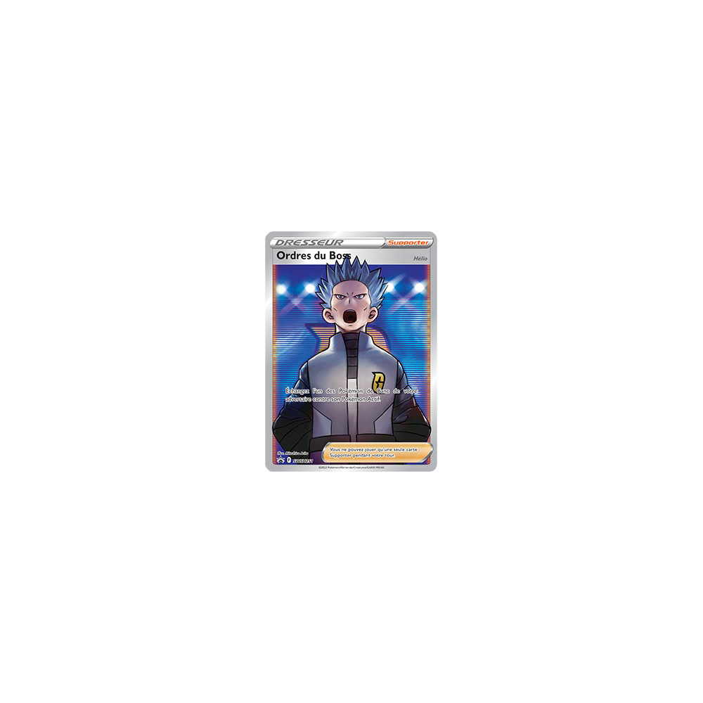 Ordres du Boss SWSH251 : Carte Supporter de Pokémon Promo SWSH (Épée et Bouclier)