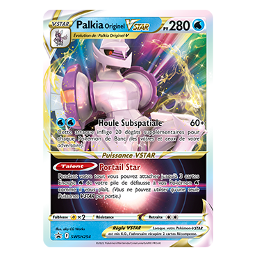 Palkia Originel, carte - de Promo SWSH (Épée et Bouclier)