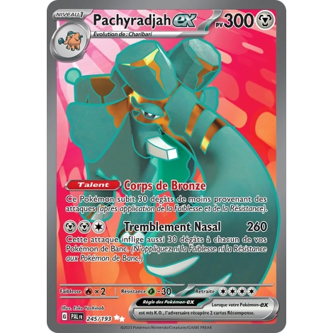 Pachyradjah 245/193 : Joyau Ultra rare de l'extension Pokémon Écarlate et Violet Évolutions à Paldea