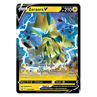 Zeraora, carte - de Promo SWSH (Épée et Bouclier)