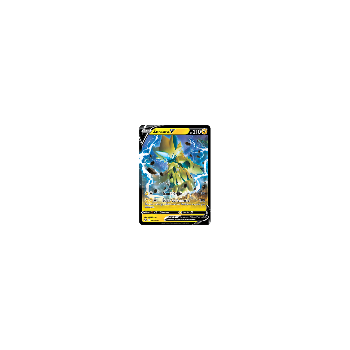 Zeraora, carte - de Promo SWSH (Épée et Bouclier)