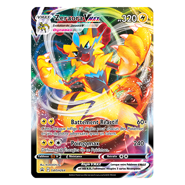 Zeraora, carte - de Promo SWSH (Épée et Bouclier)