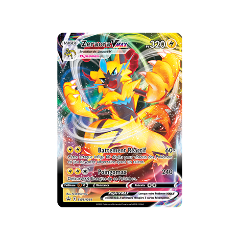 Zeraora, carte - de Promo SWSH (Épée et Bouclier)