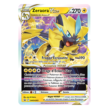 Zeraora SWSH265 : - de Pokémon Promo SWSH (Épée et Bouclier)