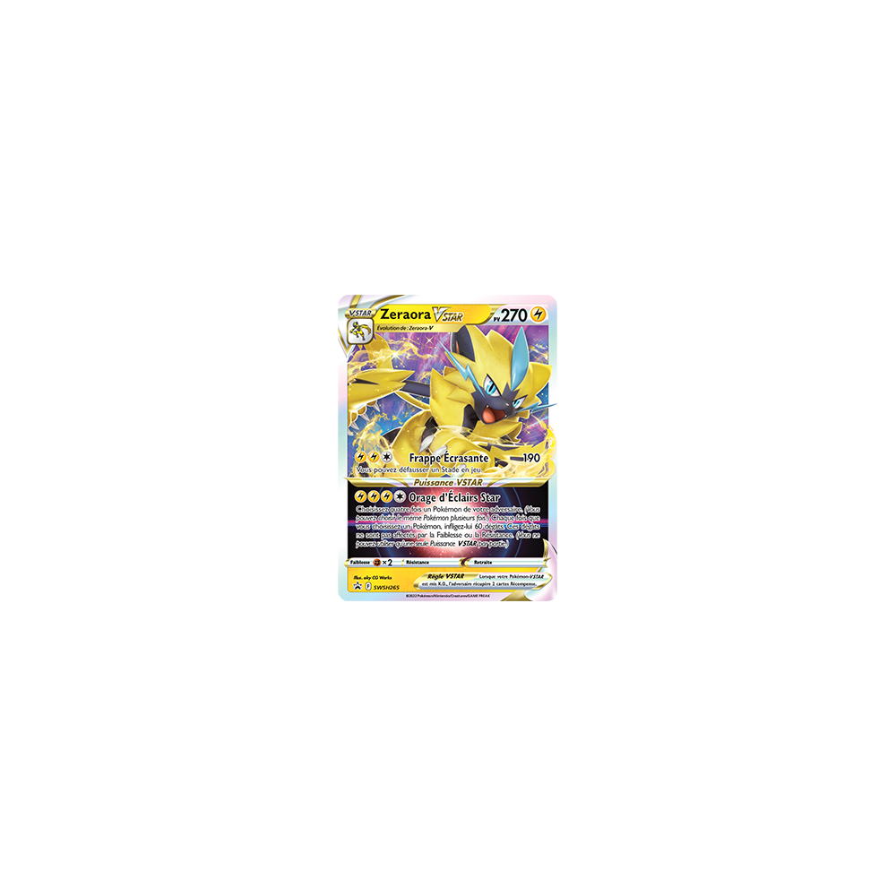 Zeraora SWSH265 : - de Pokémon Promo SWSH (Épée et Bouclier)