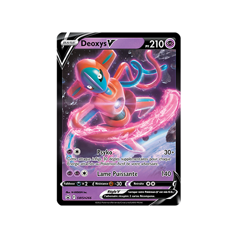 Deoxys, carte - de Promo SWSH (Épée et Bouclier)