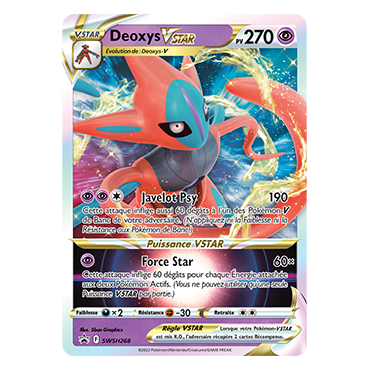 Carte Deoxys - de Pokémon SWSH268