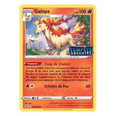 Galopa, carte - de Promo SWSH (Épée et Bouclier)