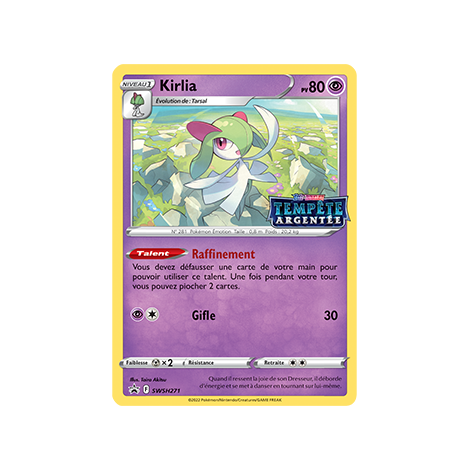 Kirlia SWSH271 : - de Pokémon Promo SWSH (Épée et Bouclier)