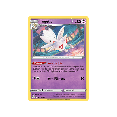 Togetic SWSH276 : - de Pokémon Promo SWSH (Épée et Bouclier)