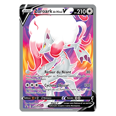 Zoroark de Hisui SWSH297 : - de Pokémon Promo SWSH (Épée et Bouclier)