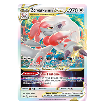 Zoroark de Hisui, carte - de Promo SWSH (Épée et Bouclier)