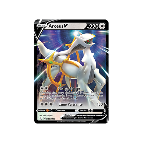 Arceus SWSH306 : - de Pokémon Promo SWSH (Épée et Bouclier)