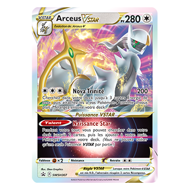 Arceus SWSH307 : - de Pokémon Promo SWSH (Épée et Bouclier)