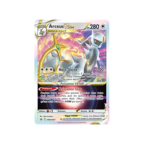 Arceus SWSH307 : - de Pokémon Promo SWSH (Épée et Bouclier)