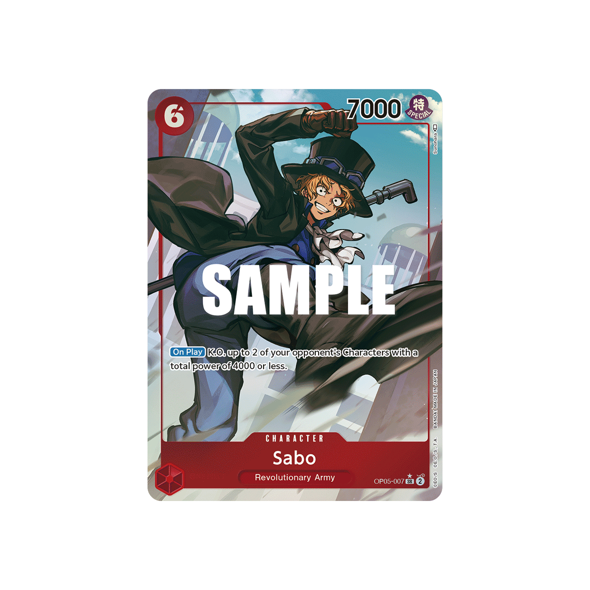 Sabo (V1), CHARACTER de l'extension AWAKENING OF THE NEW ERA [OP05]