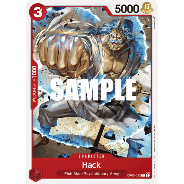 Hack OP05-012 : CHARACTER de One Piece AWAKENING OF THE NEW ERA [OP05]