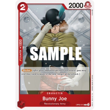 Bunny Joe, carte CHARACTER de l'extension AWAKENING OF THE NEW ERA [OP05]