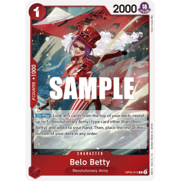 Belo Betty, CHARACTER de l'extension AWAKENING OF THE NEW ERA [OP05]