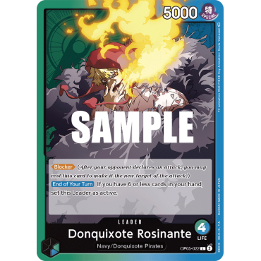 Carte Donquixote Rosinante - LEADER de One Piece OP05-022