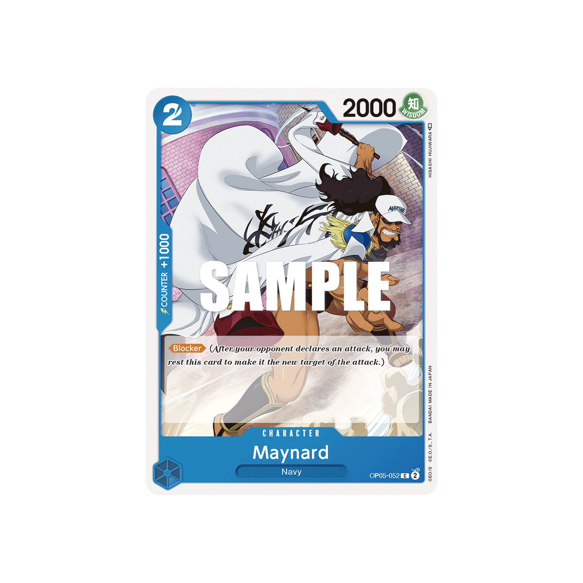 Maynard, carte CHARACTER de l'extension AWAKENING OF THE NEW ERA [OP05]