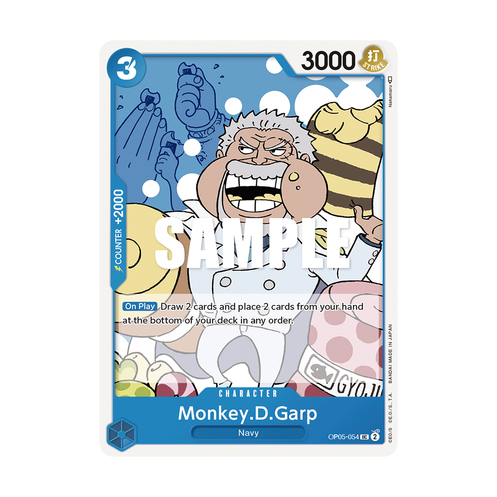 Carte Monkey.D.Garp - CHARACTER de One Piece OP05-054